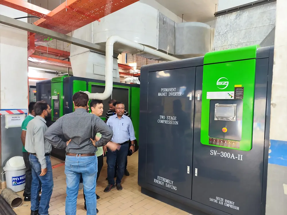 Glass Manufacturing Pm Vsd Low Pressure Single Stage Screw Air Compressor Glass Manufacturing Pm Vsd Low Pressure Single Stage Screw Air Compressor